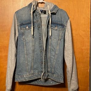 Jean Jacket with hood